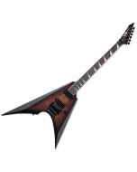 ESP LTD Arrow-1000 QM Guitar Dark Brown Sunburst, LARROW1000QMDBSBS