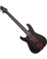 Schecter Rob Scallon C-7 Multiscale Lefty Guitar Dark Roast, 905