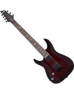 Schecter Omen Elite-7 Lefty Guitar Black Cherry Burst, 2461