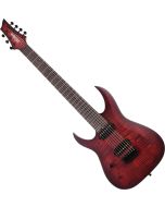 Schecter Sunset-7 Extreme Lefty Guitar Scarlet Burst, 2577