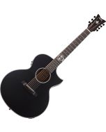 Schecter Regulo Caro-7 Acoustic Electric Guitar Satin Black, 3719