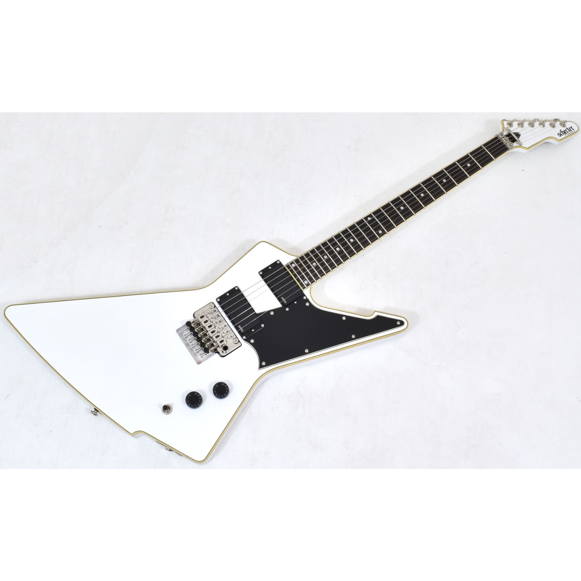 Schecter Jake Pitts E-1 FR Electric Guitar Satin Metallic White B-Stock ...