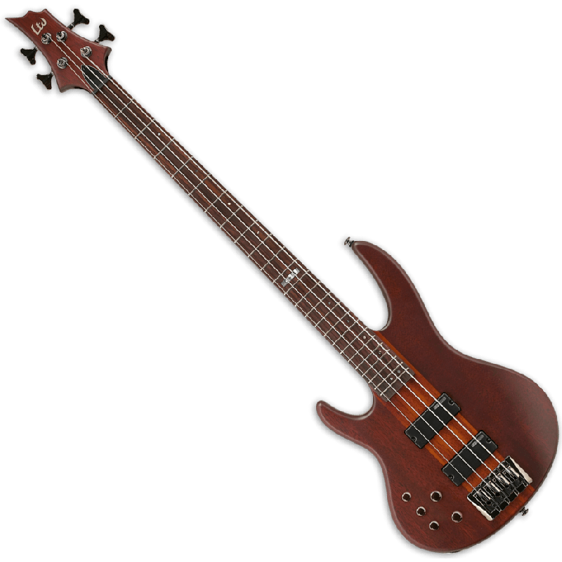 Esp Ltd D 4 Left Handed Bass Guitar In Natural Satin