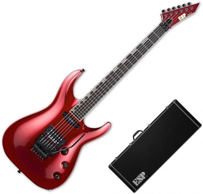 ESP Horizon-I Electric Guitar in Deep Candy Apple Red with Case