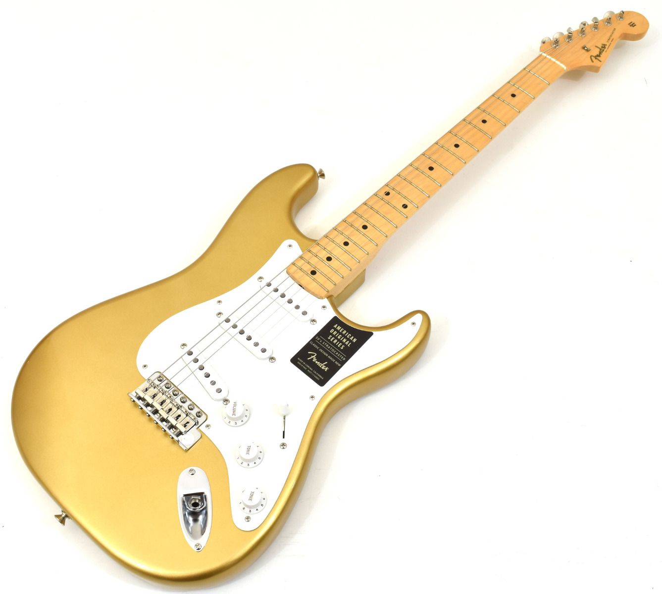 Fender American Original 50s Stratocaster Electric Guitar Aztec Gold