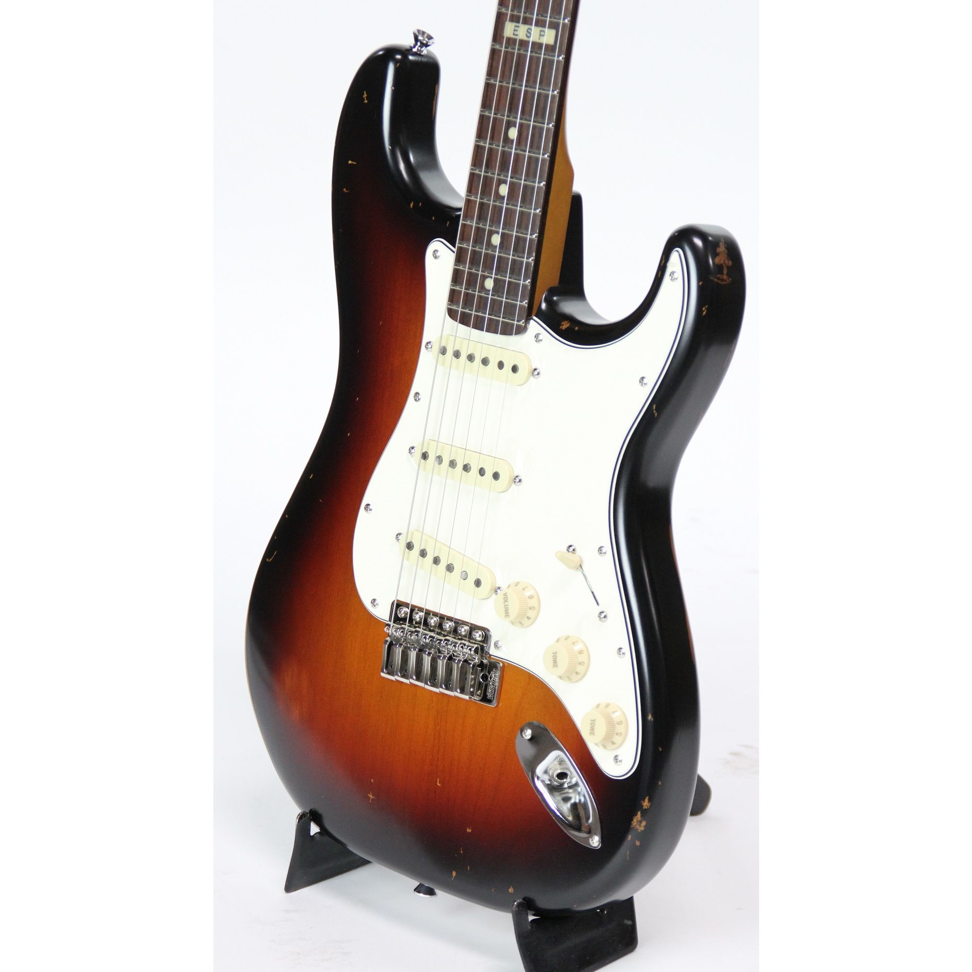 ESP E-II Vintage Plus 3TB 3 Tone Burst Electric Guitar w/ Case