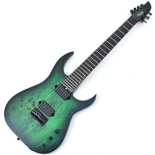 Schecter KM-7 MK-III Keith Merrow Standard Electric Guitar Toxic Smoke Green B-Stock 1001, SCHECTER831.B 1001