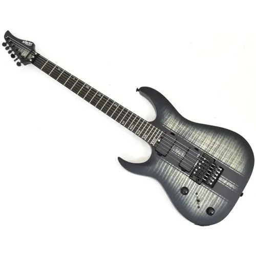 Schecter Banshee GT FR Left Handed Electric Guitar Satin Charcoal Burst, SCHECTER1524