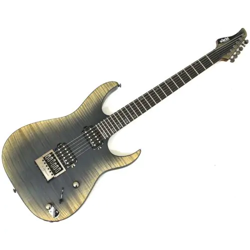 Schecter Banshee Mach-6 Evertune Electric Guitar Fallout Burst B-Stock 0737, SCHECTER1414.B 0737