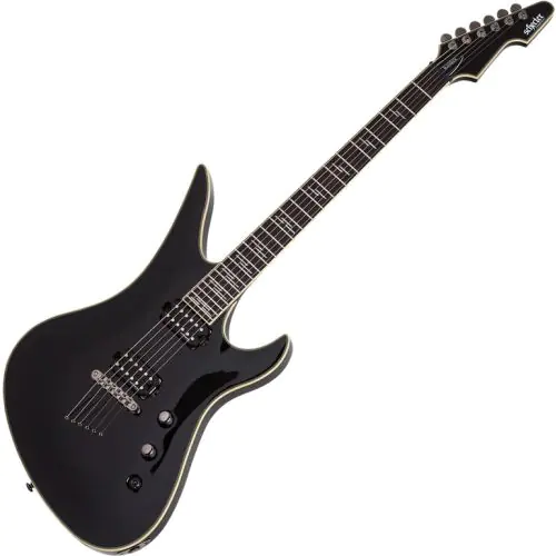 Schecter Avenger Blackjack Electric Guitar Gloss Black, 2562