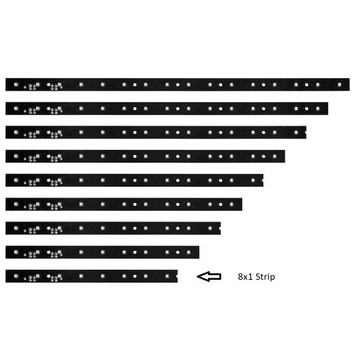 Martin VC-Strip 30 Creative 8x1 LED Video Strip 20 Pack, 90357470HU