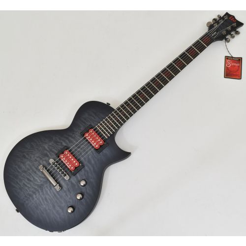 ESP LTD BB-600 Baritone Guitar See Thru Black Sunburst Satin B-Stock 2425, LBB600BQMSTBLKSBS.B