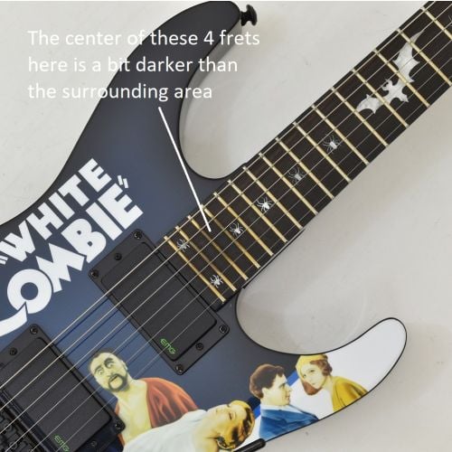 ESP LTD KH-WZ Kirk Hammett White Zombie Guitar B-Stock 2361