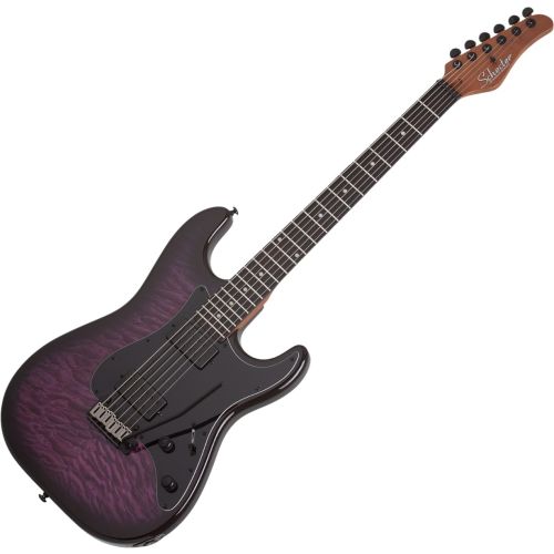 Schecter Traditional Pro Guitar Transparent Purple Burst, 865