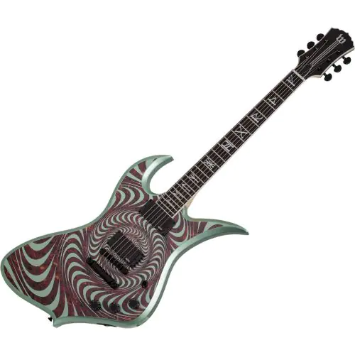 Wylde Thorax Tortoise Psychic Bullseye Gangrene Guitar, 4549