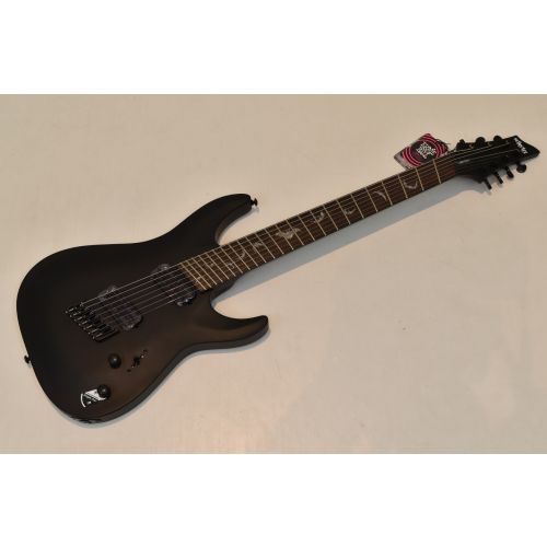 Schecter Damien-7 Multiscale Guitar Satin Black B-Stock 2858, 2476