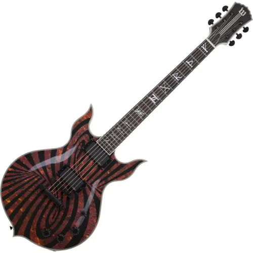 Wylde Audio Heathen Grail Tortoise Black Blizzard Guitar, WYLDE4550