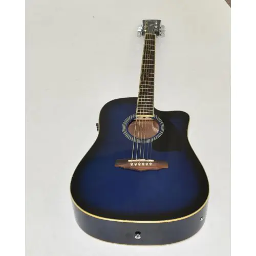 Ibanez PF15ECEWC-TBS PF Series Acoustic Guitar-Transparent Blue Sunburst High Gloss Finish 2156, PF15ECEWCTBS.B 0573