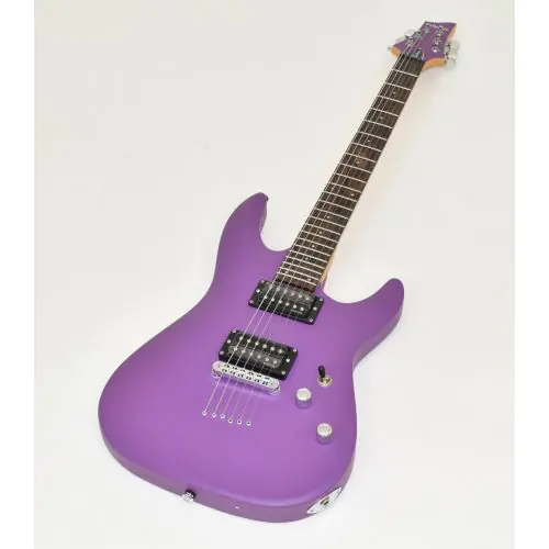 Schecter C-6 Deluxe Guitar Satin Purple B-Stock 1008, 429