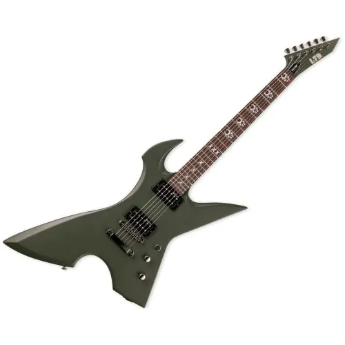 ESP LTD MAX-200-RPR Max Cavalera Guitar Military Green Satin, LMAX200RPRMGS