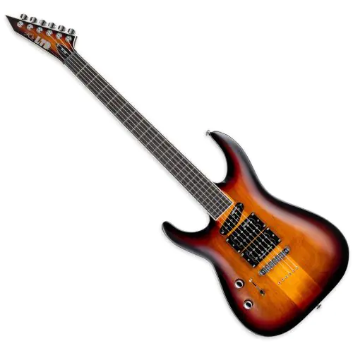 ESP LTD SC-20 Stephen Carpenter Lefty Guitar in 3 Tone Burst, LSC203TBLH