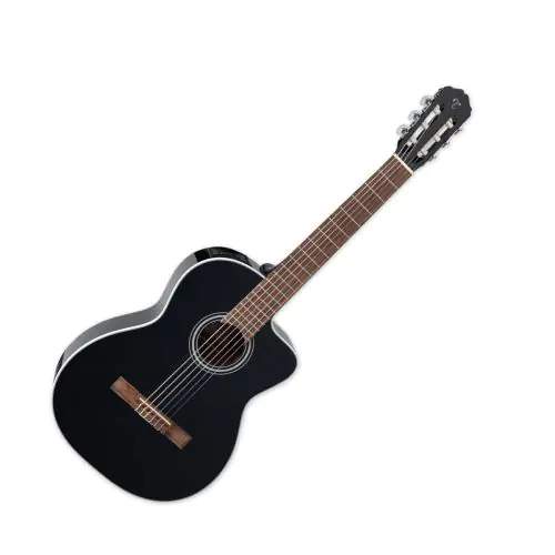 Takamine GC2CE Acoustic Electric Classical Guitar Black Finish, TAKGC2CEBLK