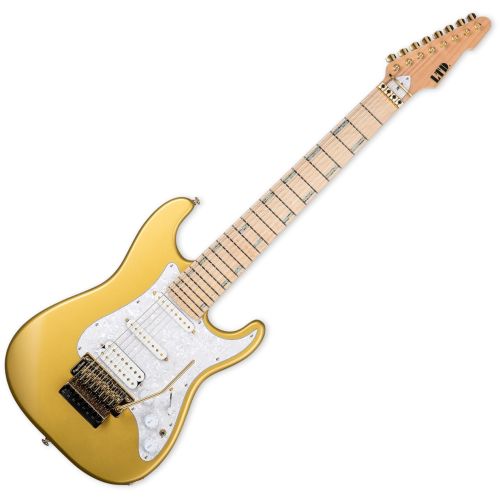 ESP LTD JRV-8FR Javier Reyes Guitar Metallic Gold, LJRV8MGO