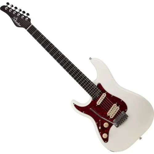 Schecter MV-6 Lefty Guitar Olympic White, 4205