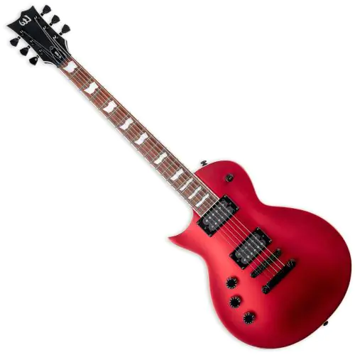 ESP LTD EC-256 Lefty Guitar Candy Apple Red Satin, LEC256CARSLH