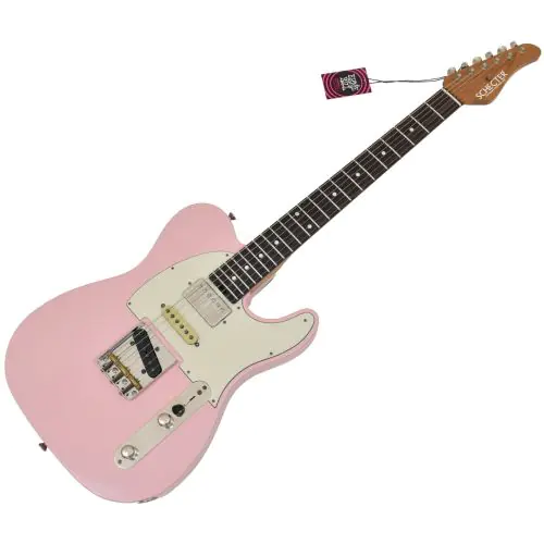 Schecter USA Custom Shop PT Wembley Studio Guitar Shell Pink, 7141