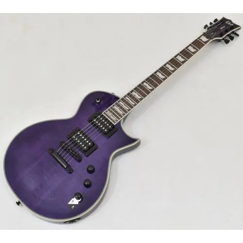 ESP LTD EC-1000 Guitar See Thru Purple B-Stock, LEC1000FMSTP