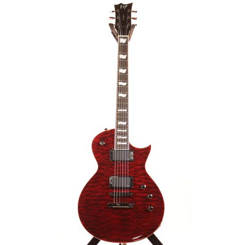 ESP Eclipse-II QM w/Case See Thru Black Cherry Electric Guitar, EECLSTDSTBC