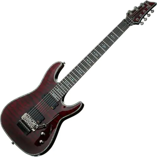 Schecter Hellraiser C-7 FR Electric Guitar Black Cherry, 1812