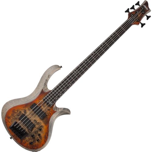 Schecter RIOT-5 Electric Bass in Satin Inferno Burst, 1453