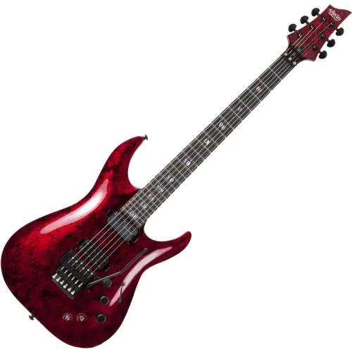 Schecter C-1 FR-S Apocalypse Electric Guitar in Red Reign, 3057