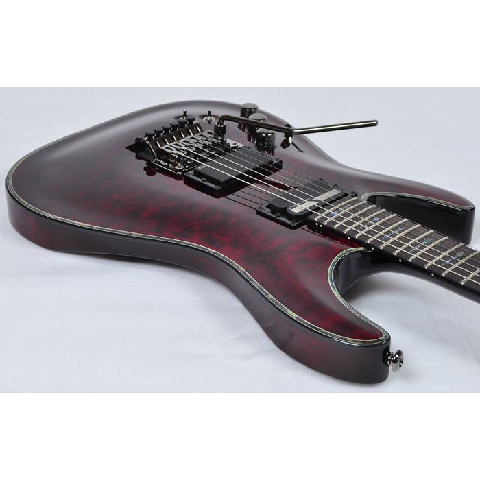 Schecter Hellraiser C 1 Fr Sustainiac Left Handed Electric Guitar Black Cherry