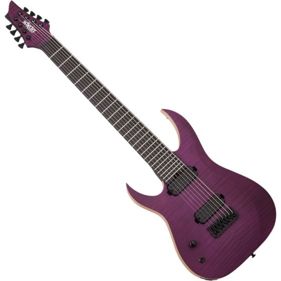 Schecter John Browne Tao-8 Lefty Guitar Satin Trans Purple, 467