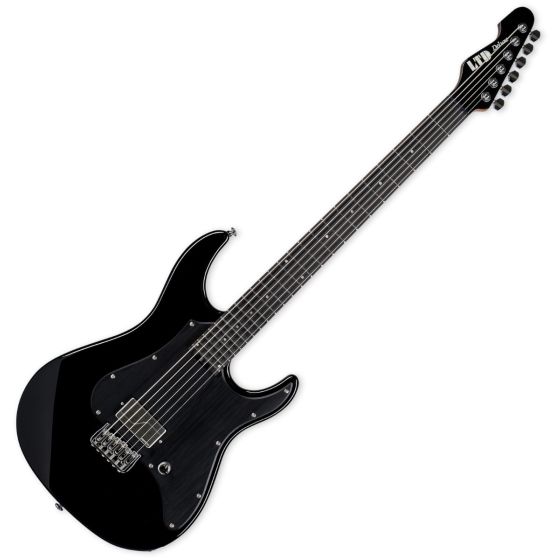 ESP LTD SN-1B Baritone Electric Guitar in Black, LSN1BHTBLK