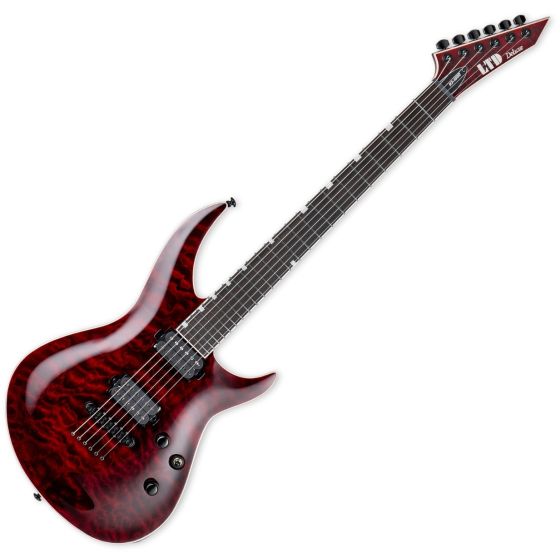 ESP LTD H3-1000QM Guitar See Through Black Cherry, LH31000QMSTBC