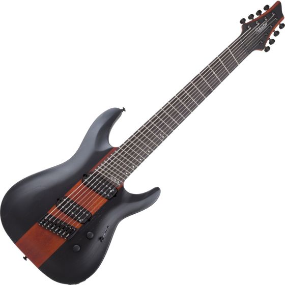 Schecter Rob Scallon C-8 Multiscale Lefty Guitar, 906