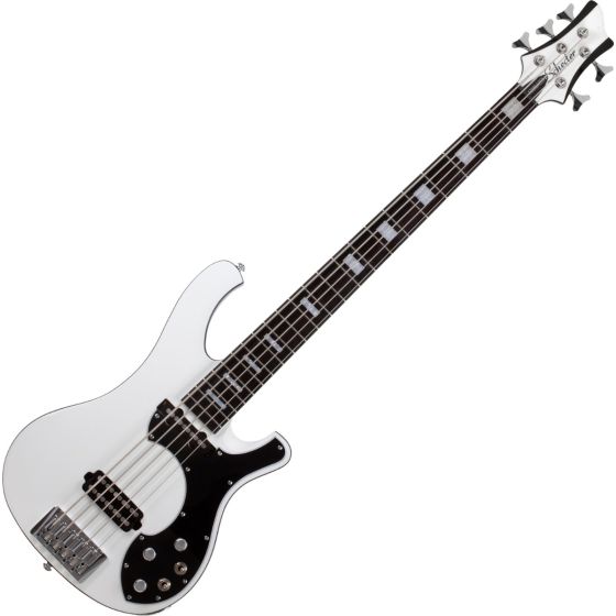 Schecter Stargazer-5 Electric Bass Gloss White, 683