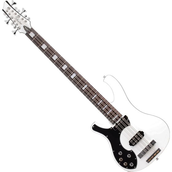 Schecter Stargazer-12 Lefty Electric Bass Gloss White, 691