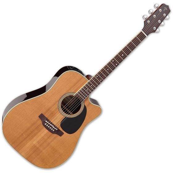 Takamine EF360SC TT Dreadnought Acoustic Guitar Natural Gloss, TAKEF360SCTT