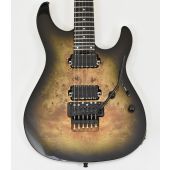 ESP E-II SN-II Nebula Black Burst Electric Guitar w/Case, EIISN2BMNBLKB