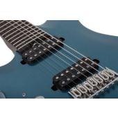 Schecter AM-7 Aaron Marshall Lefty Guitar Cobalt Slate, 2943