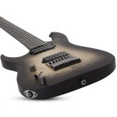 Schecter Banshee Mach-7 Evertune Lefty Guitar Fallout Burst, 1421