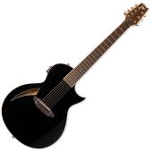ESP LTD TL-7 String Thinline Electric Guitar Black, LTL7BLK