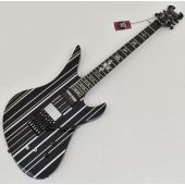 Schecter Synyster Custom-S Guitar Gloss Black Silver Pin Stripes B-Stock 0530, SCHECTER1741