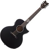 Schecter Regulo Caro-7 Acoustic Electric Guitar Satin Black, 3719