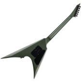 ESP LTD Arrow-200 Lefty Guitar Military Green Satin, LARROW200MGSLH